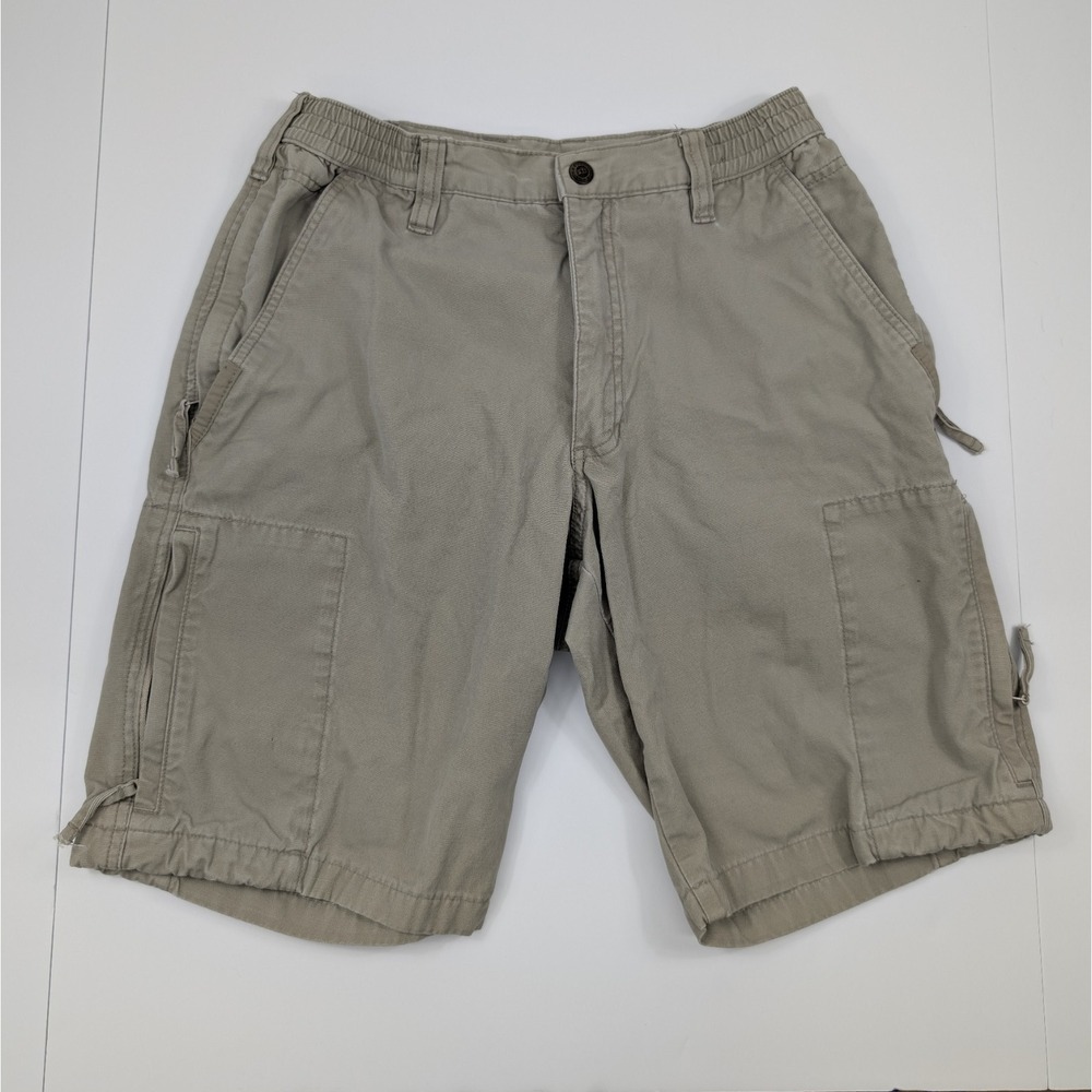 5.11 Tactical‎ Cargo Shorts Men 30x10 Beige Utility Outdoor Casual Elastic Band